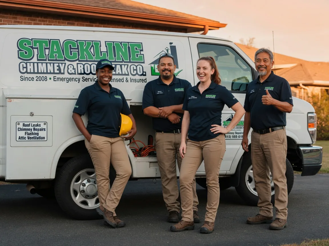 Chimney flashing repair company in Aptos, CA